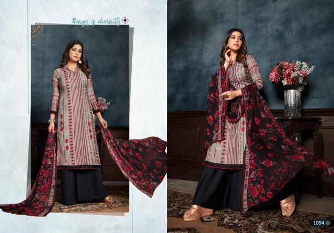 Bipson Gulmohar Pashmina Printed Casual Wear Dress Material Collection